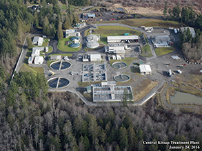 aerial image of Central Kitsap Treatment Plant