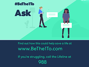 bethe1to 988 suicide and crisis line