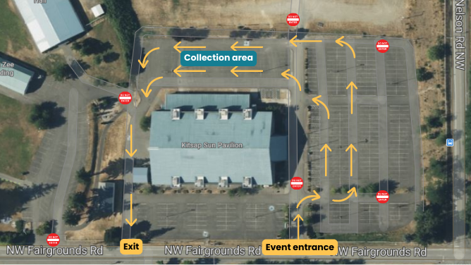 scap metal and electronics collection event map