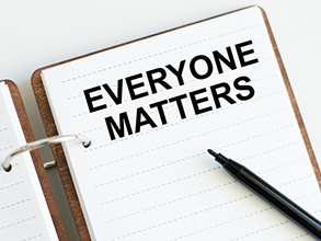 everyone matters on notepad
