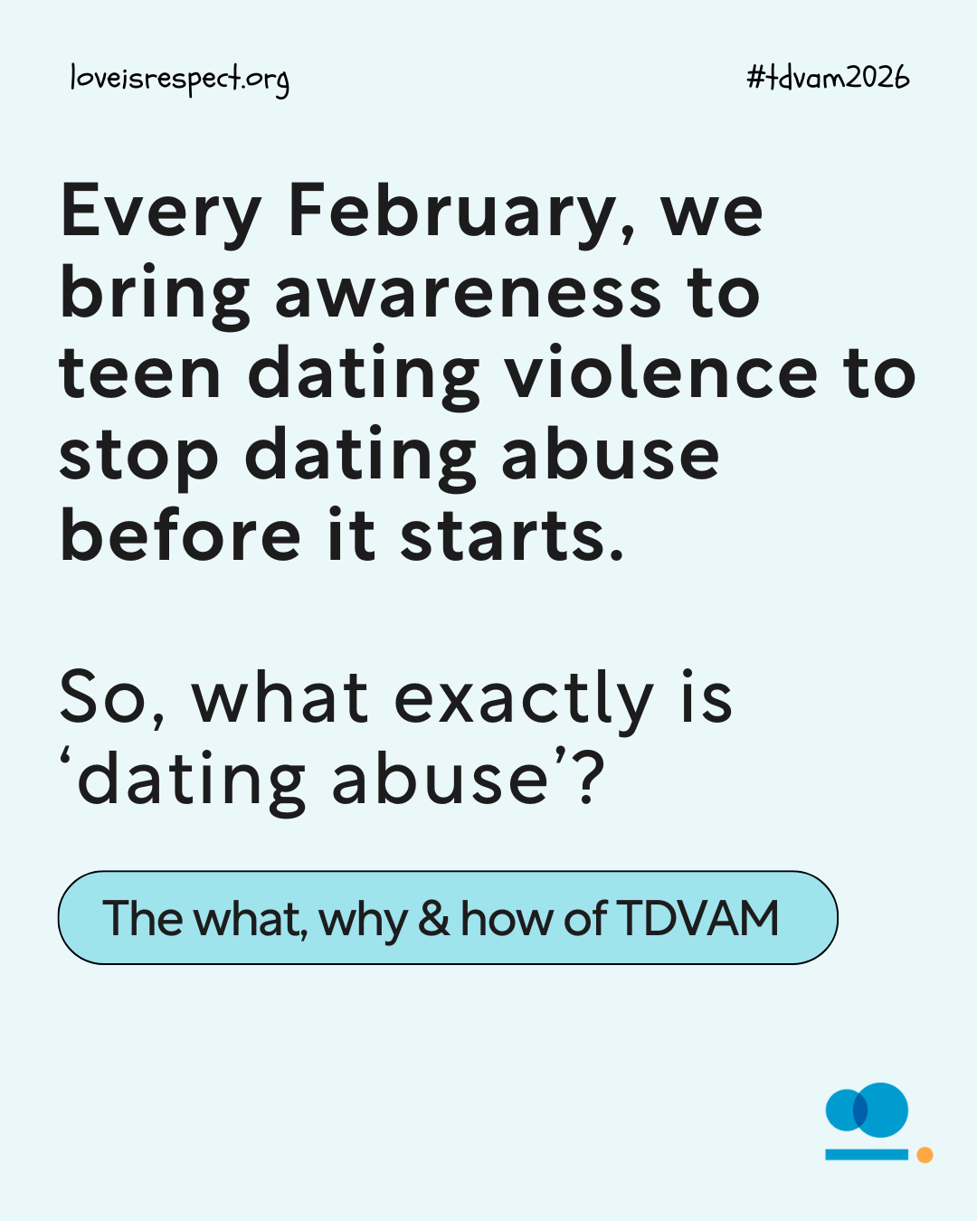 Teen dating violence awareness month flyer