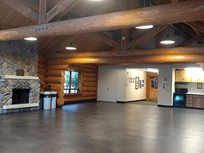 Island Lake Community Building - Inside