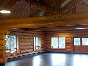 Island Lake Community Building - Inside