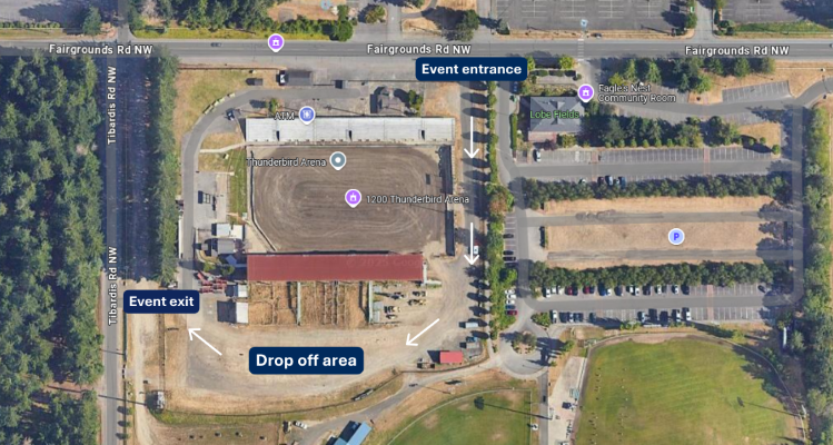 Kitsap County Fairgrounds - Thunderbird Arena event map