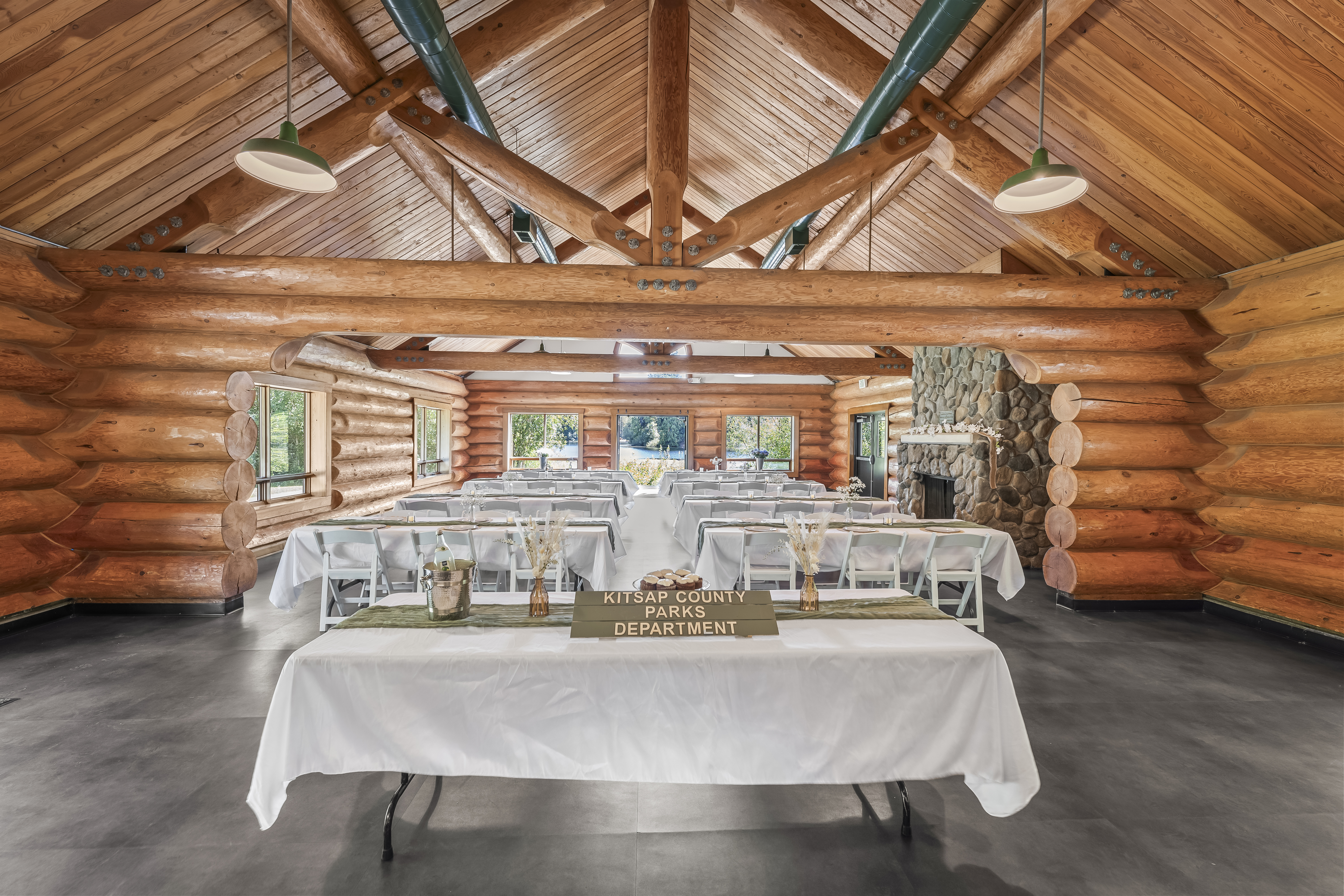 Island Lake Community Building - Inside